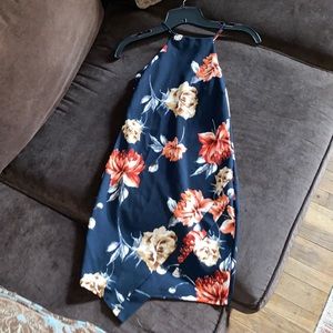 Bodycon floral dress